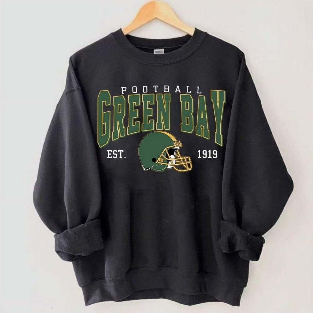 Green Bay Football Vintage Style Sweatshirt, Green Bay Shirt Retro Style 90s 05